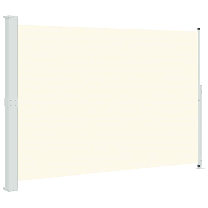 sammenrullelig sidemarkise til terrassen 200x300 cm cremefarvet