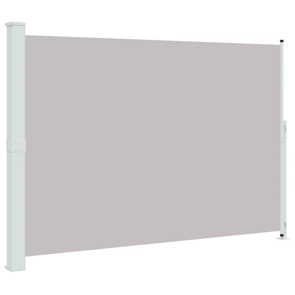 sammenrullelig sidemarkise til terrassen 200x300 cm grå