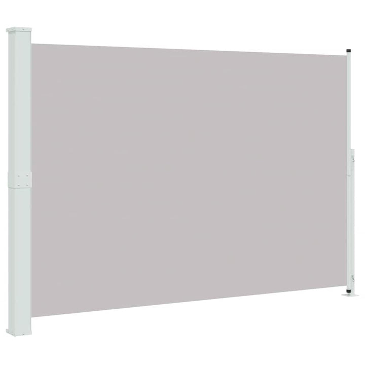 sammenrullelig sidemarkise til terrassen 200x300 cm grå