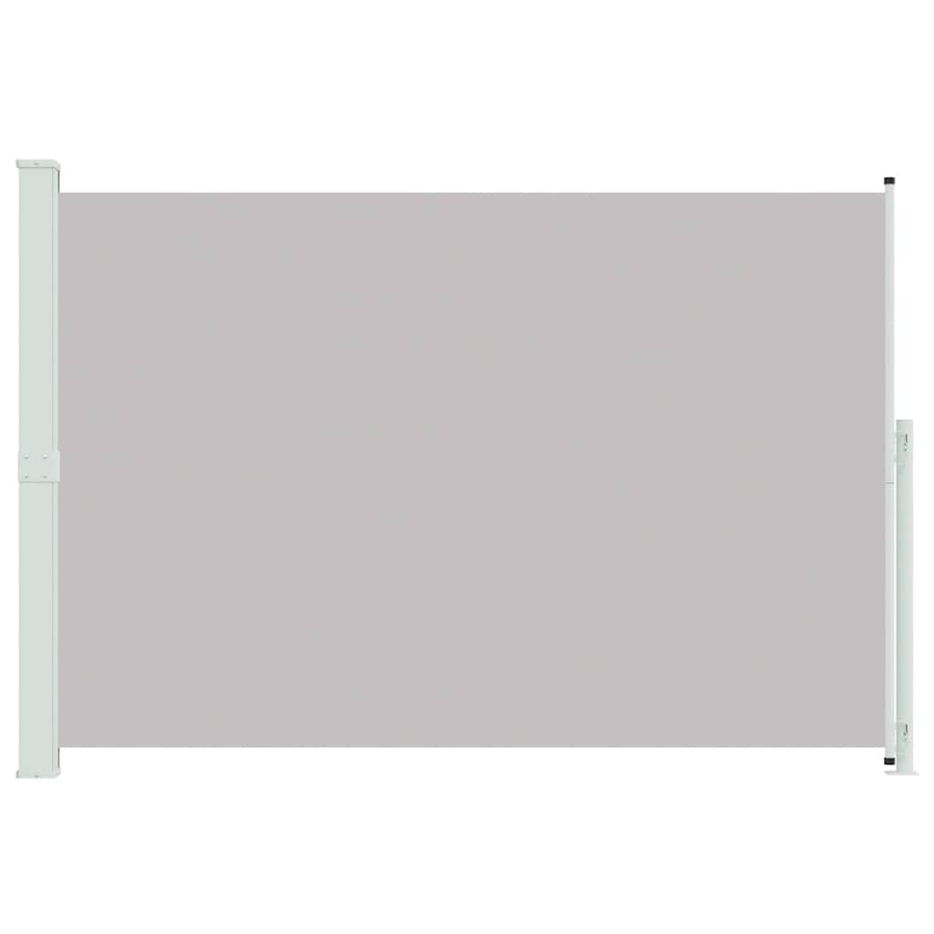 sammenrullelig sidemarkise til terrassen 200x300 cm grå