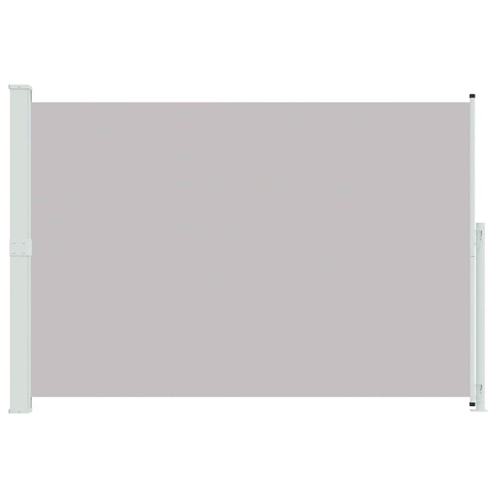 sammenrullelig sidemarkise til terrassen 200x300 cm grå