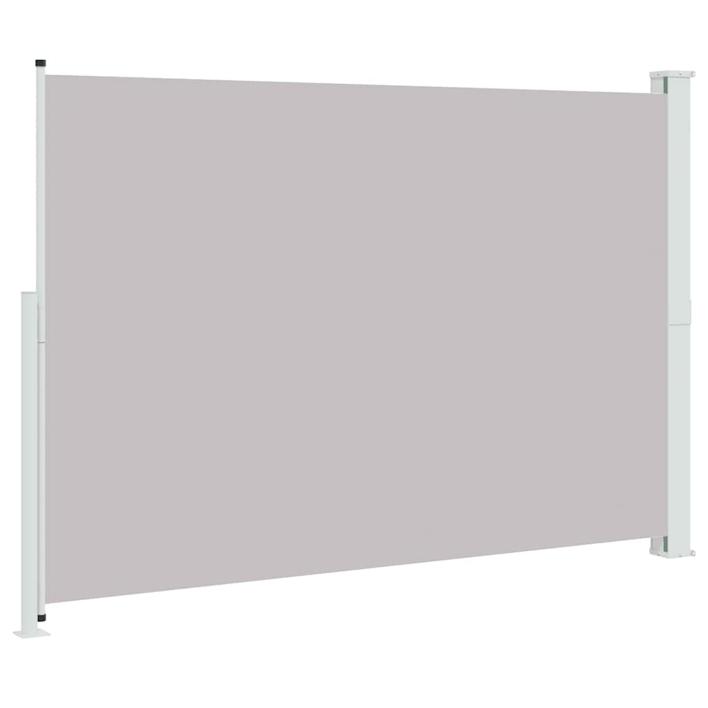 sammenrullelig sidemarkise til terrassen 200x300 cm grå