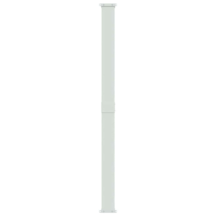 sammenrullelig sidemarkise til terrassen 200x500 cm cremefarvet