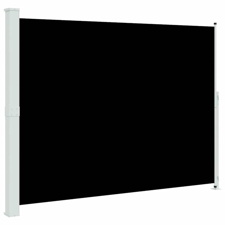 sammenrullelig sidemarkise til terrassen 220x300 cm sort