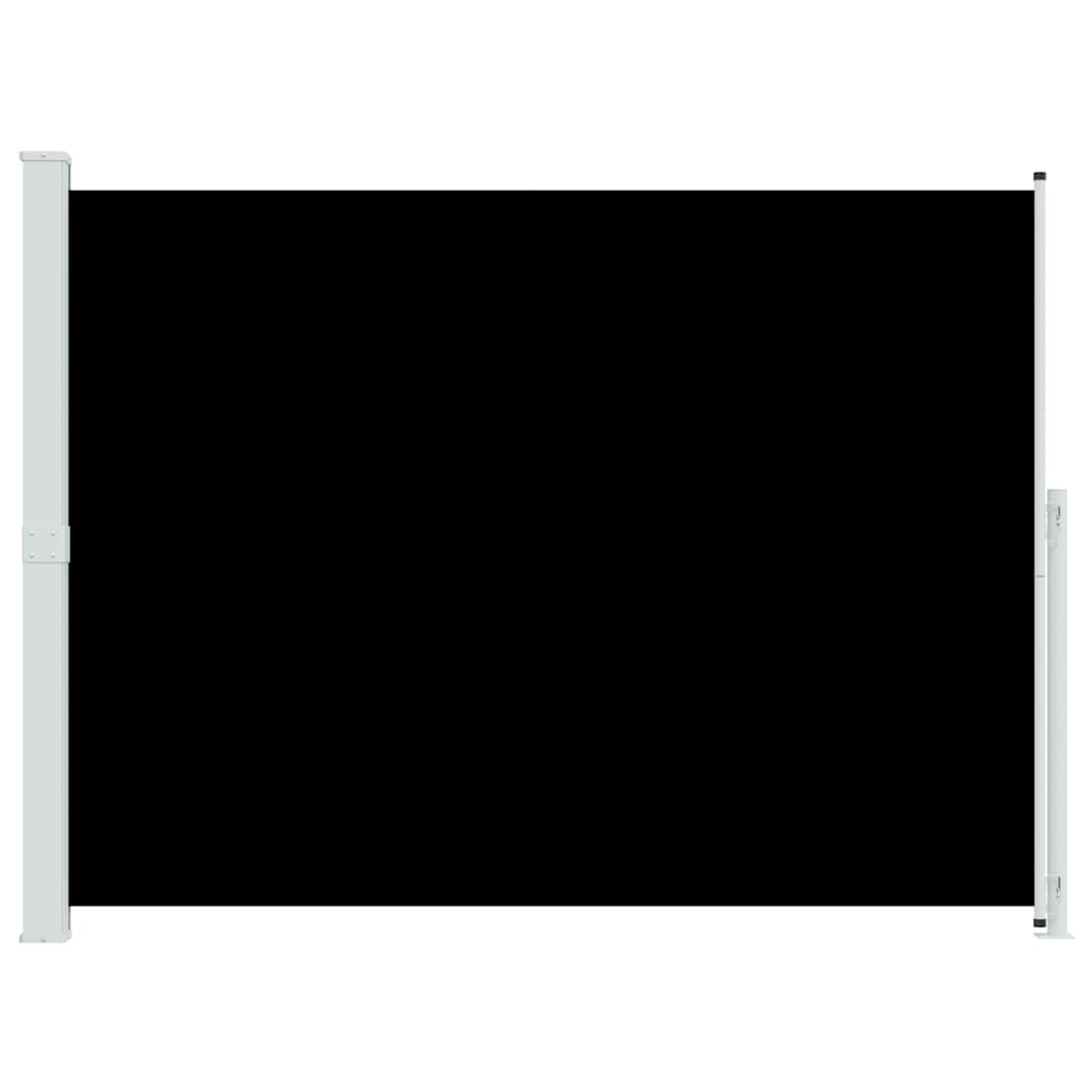 sammenrullelig sidemarkise til terrassen 220x300 cm sort