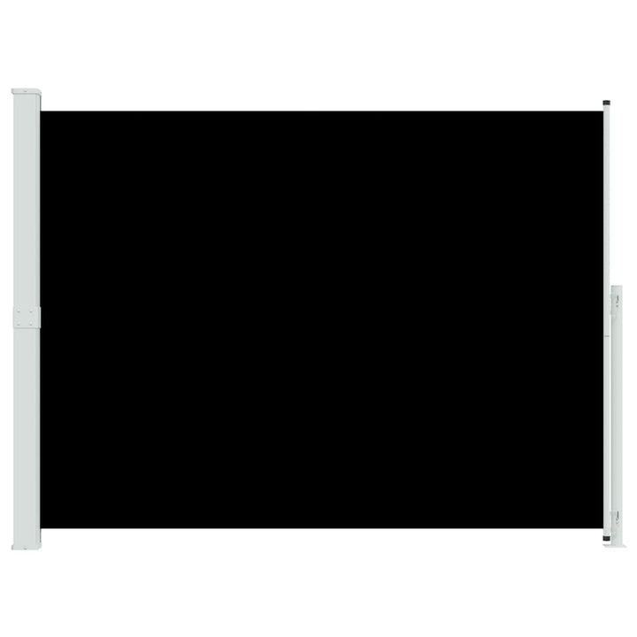sammenrullelig sidemarkise til terrassen 220x300 cm sort
