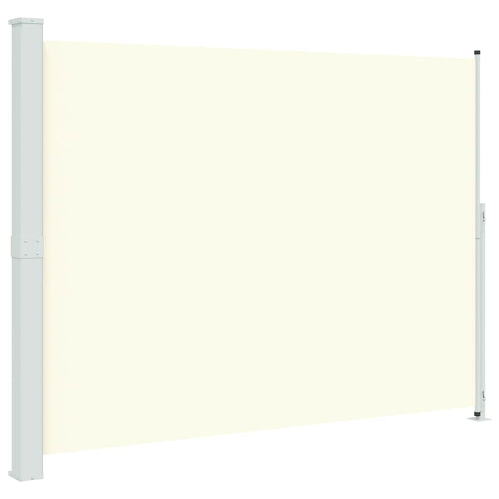 sammenrullelig sidemarkise til terrassen 220x300 cm cremefarvet