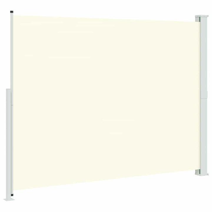 sammenrullelig sidemarkise til terrassen 220x300 cm cremefarvet