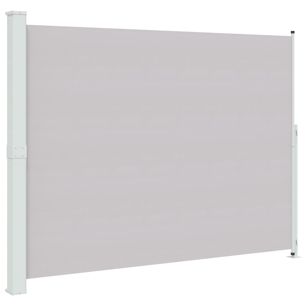 sammenrullelig sidemarkise til terrassen 220x300 cm grå