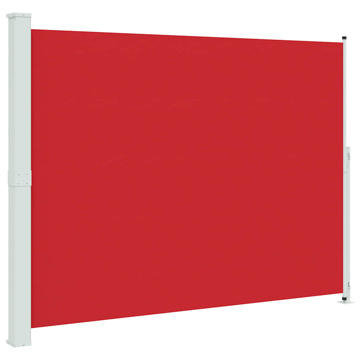 sidemarkise til terrassen 220x300 cm sammenrullelig rød