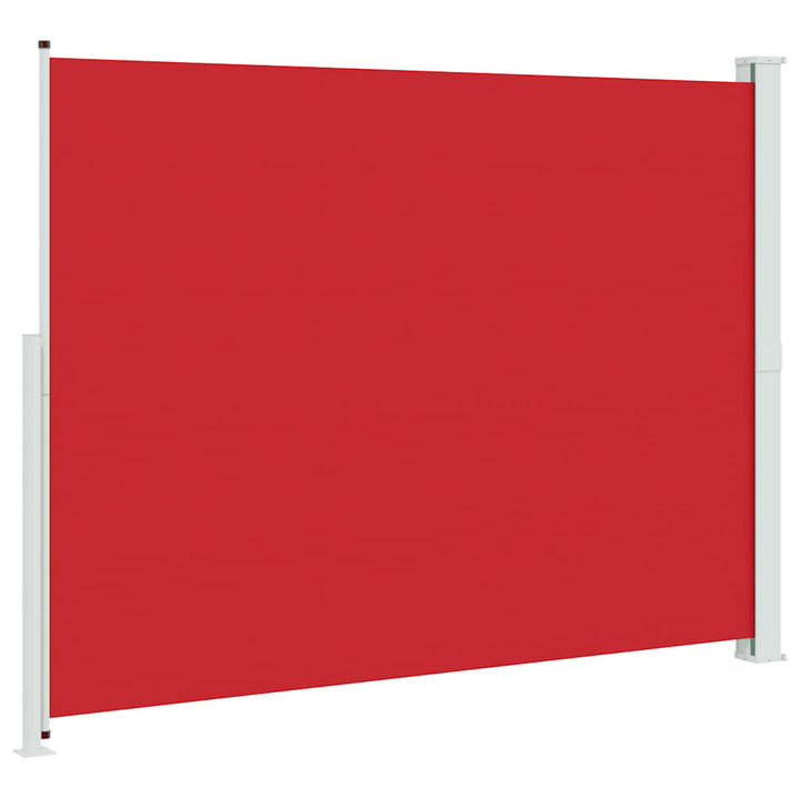 sidemarkise til terrassen 220x300 cm sammenrullelig rød