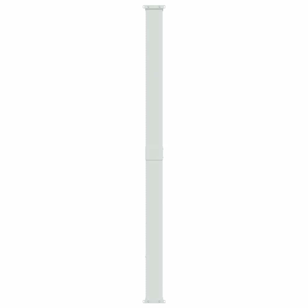 sammenrullelig sidemarkise til terrassen 220x500 cm cremefarvet