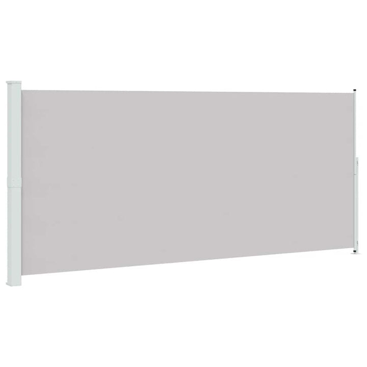 sammenrullelig sidemarkise til terrassen 220x500 cm grå
