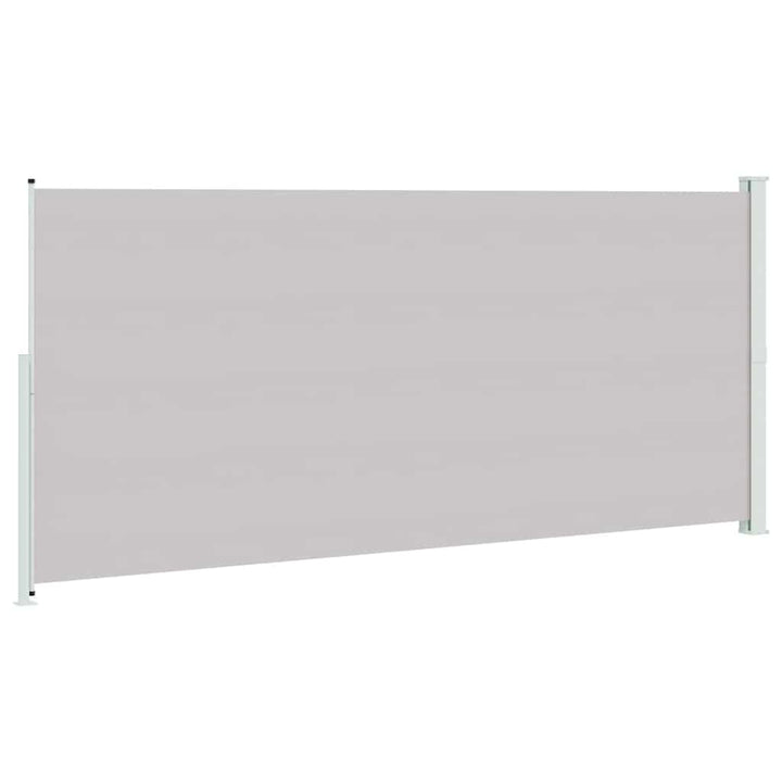 sammenrullelig sidemarkise til terrassen 220x500 cm grå