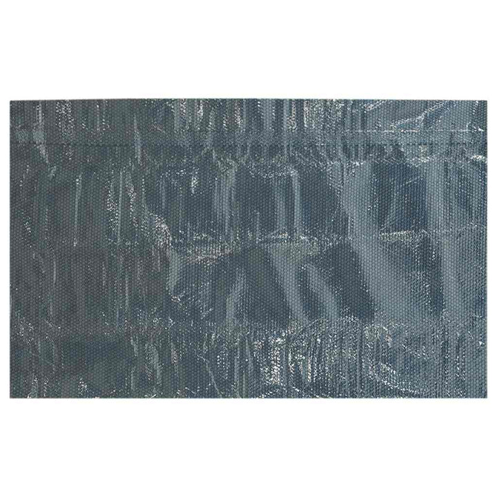 flydende solopvarmet poolovertræk 1200x600 cm PE sort og blå