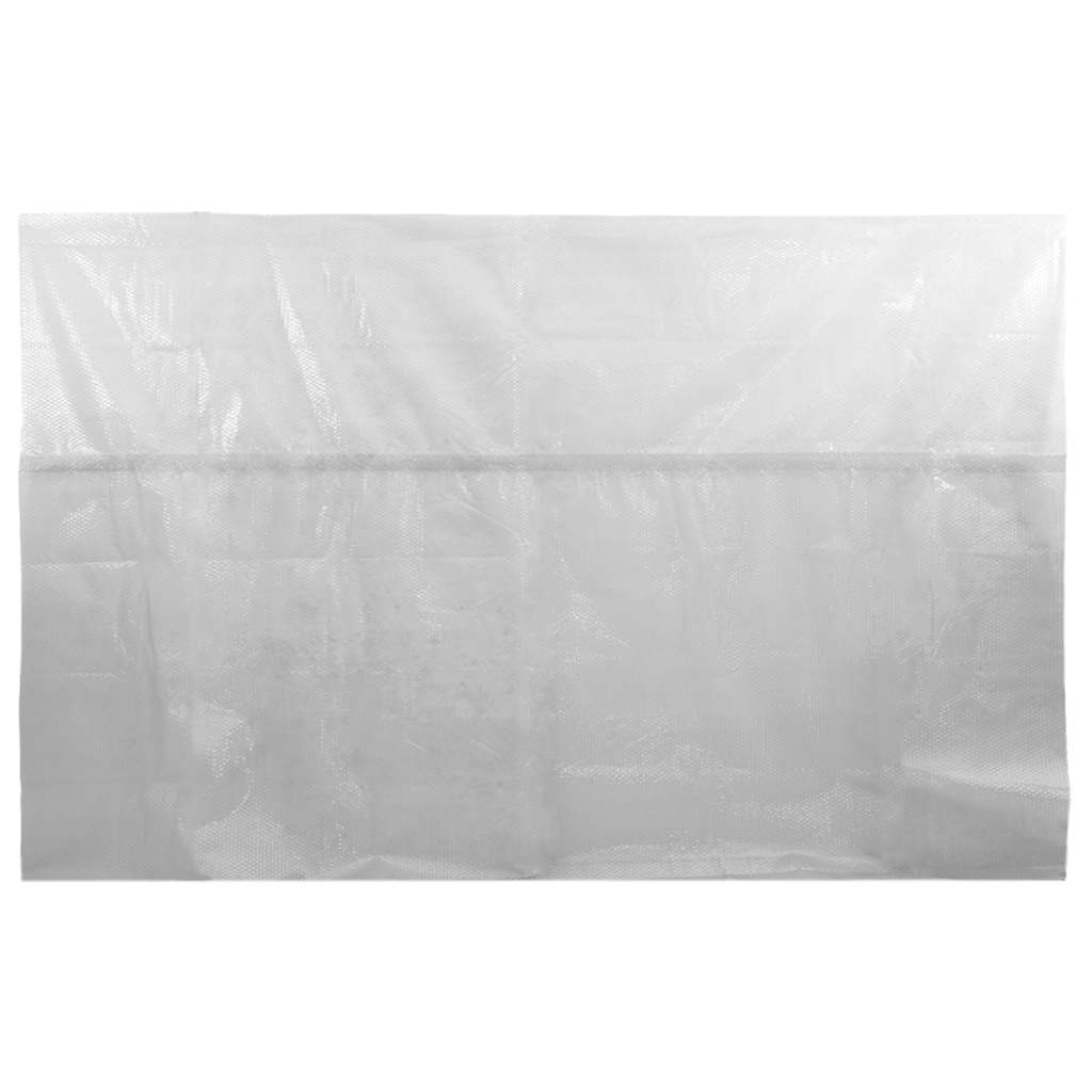 flydende solopvarmet poolovertræk 260x160 cm PE grå