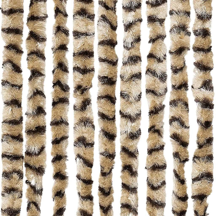 insektgardin 56x185 cm chenille beige og brun
