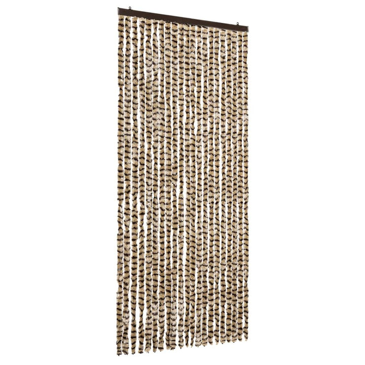 insektgardin 90x220 cm chenille beige og brun