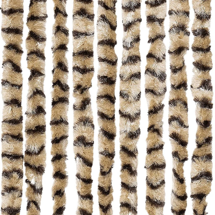 insektgardin 100x220 cm chenille beige og brun