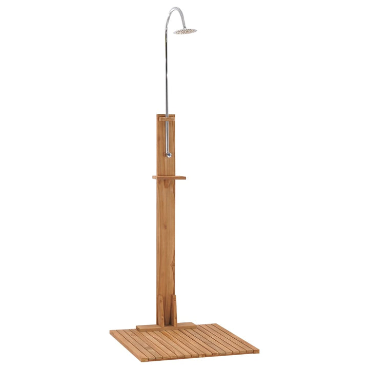 havebruser 75x75x210 cm massivt teaktræ