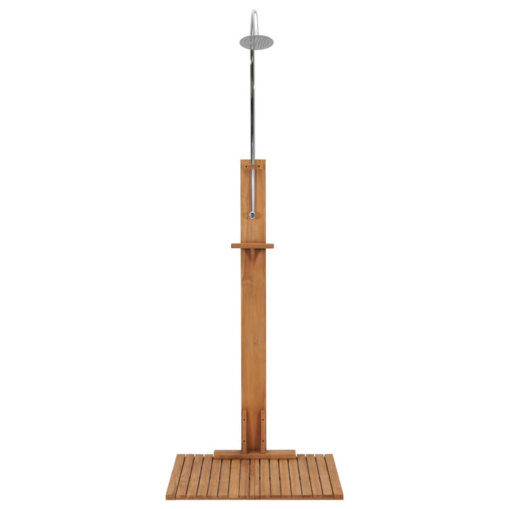 havebruser 75x75x210 cm massivt teaktræ
