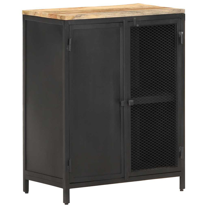 skænk 60x35x78 cm massivt ru mangotræ