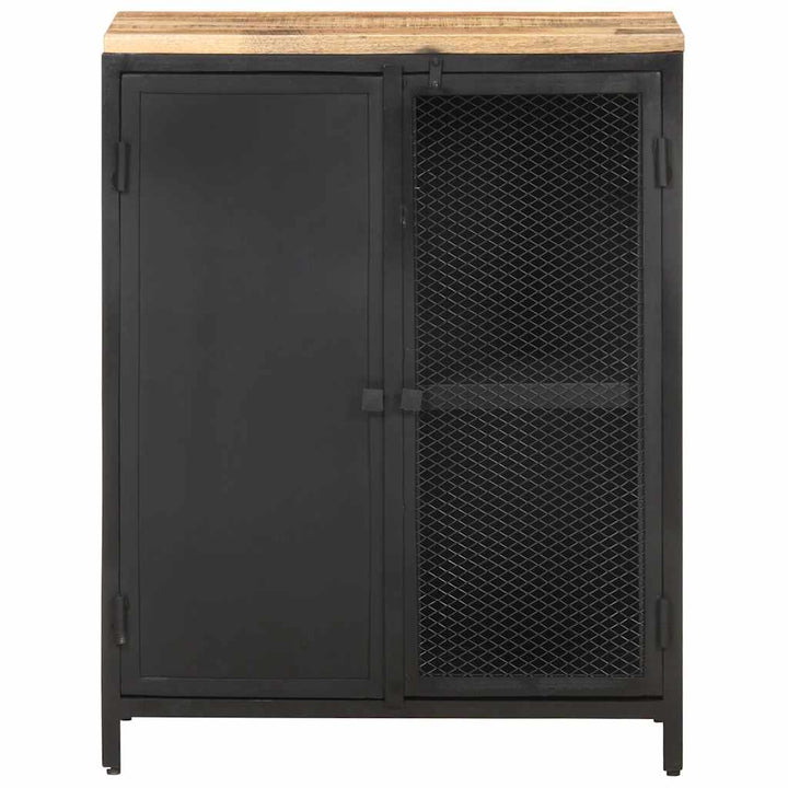 skænk 60x35x78 cm massivt ru mangotræ