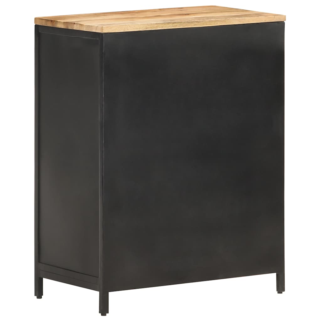 skænk 60x35x78 cm massivt ru mangotræ