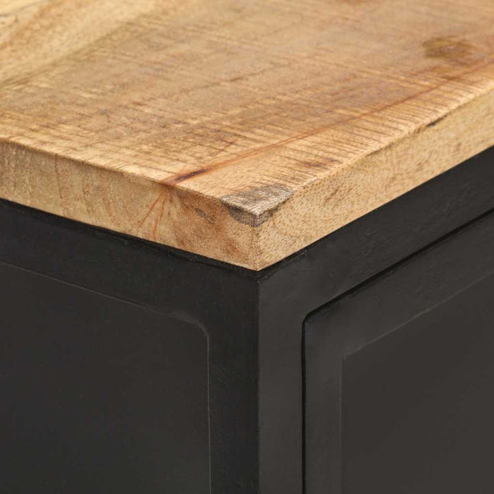 skænk 60x35x78 cm massivt ru mangotræ