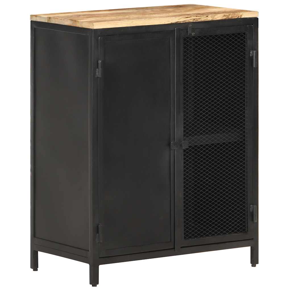 skænk 60x35x78 cm massivt ru mangotræ