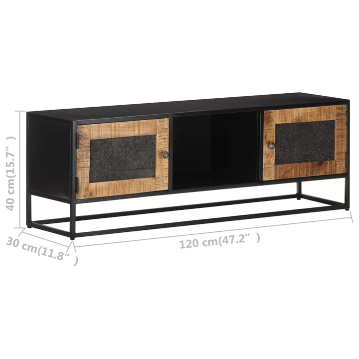 tv-skab 120x30x40 cm ru mangotræ