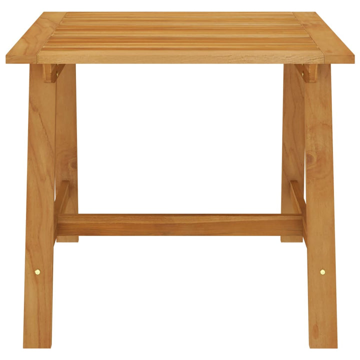 havebord 88x88x74 cm massivt akacietræ grå