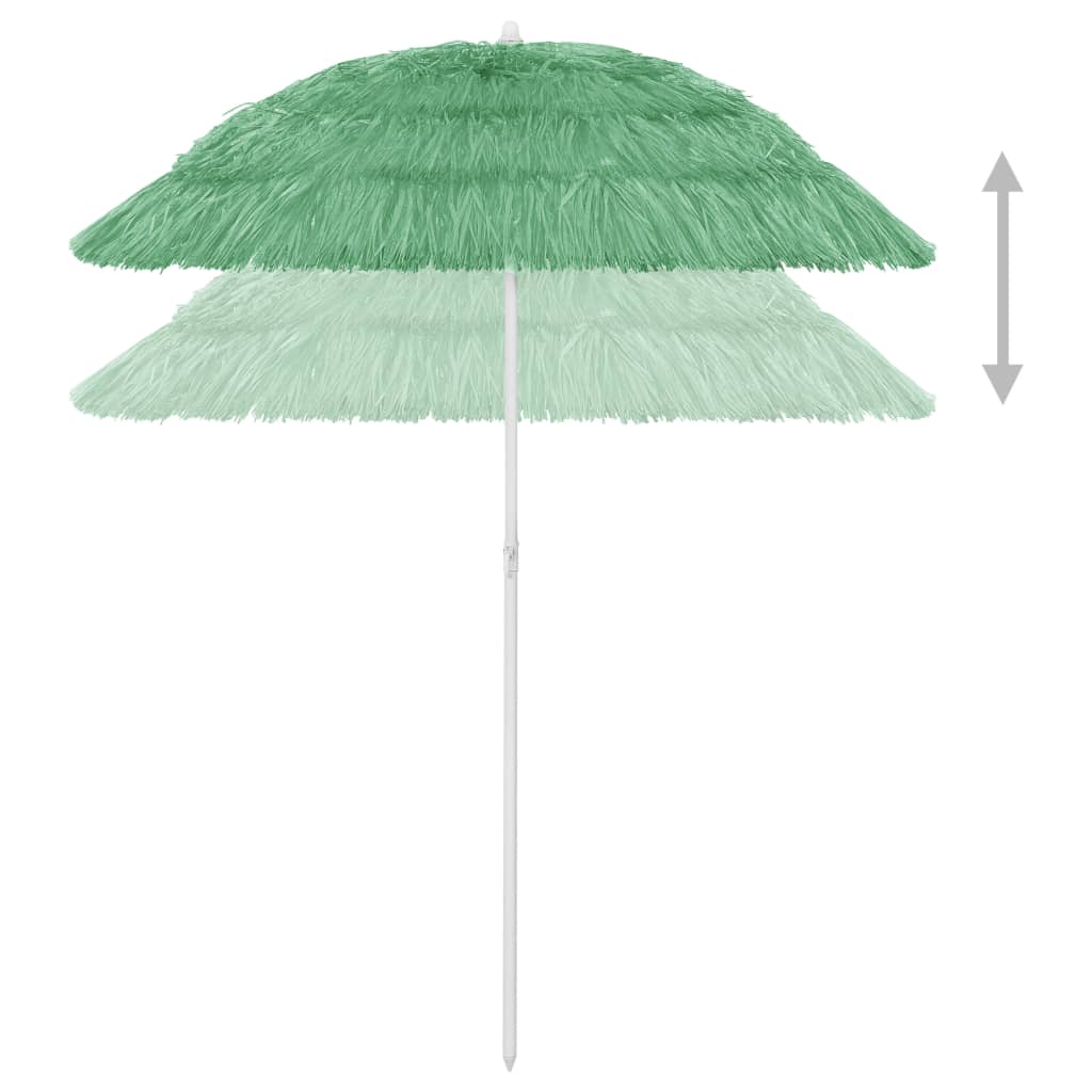 Hawaii-strandparasol 180 cm grøn