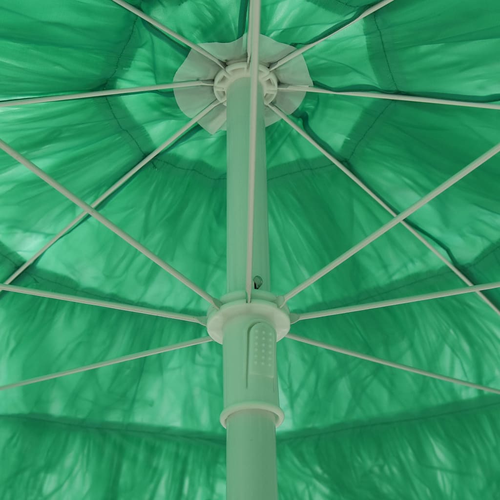 Hawaii-strandparasol 180 cm grøn