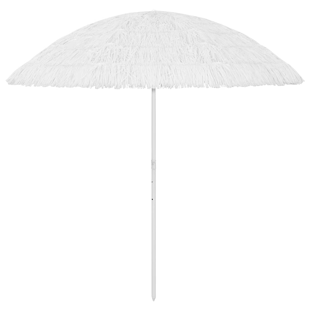 Hawaii-strandparasol 300 cm hvid