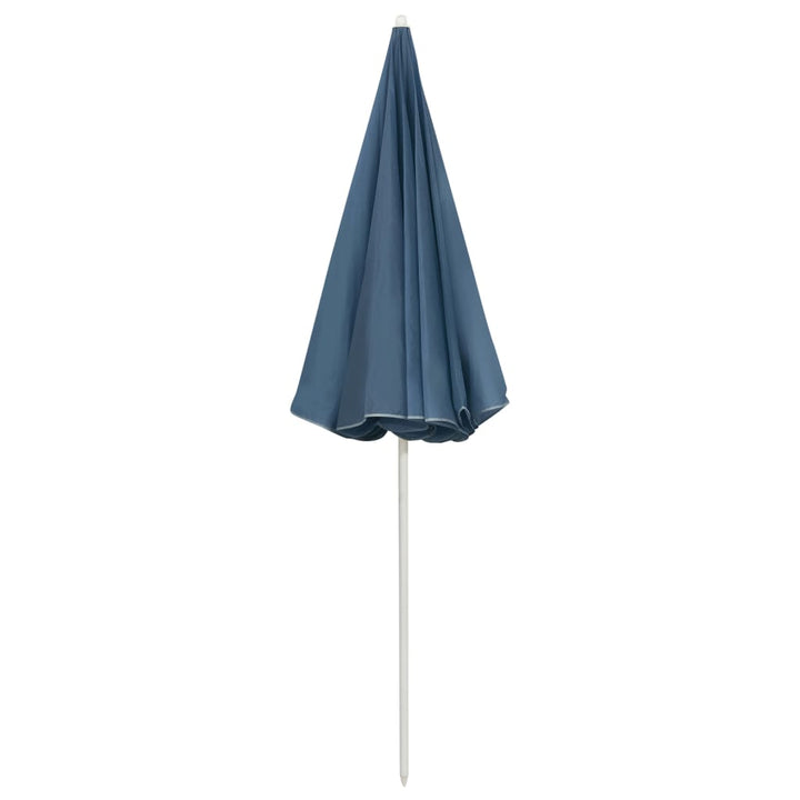 strandparasol 240 cm blå