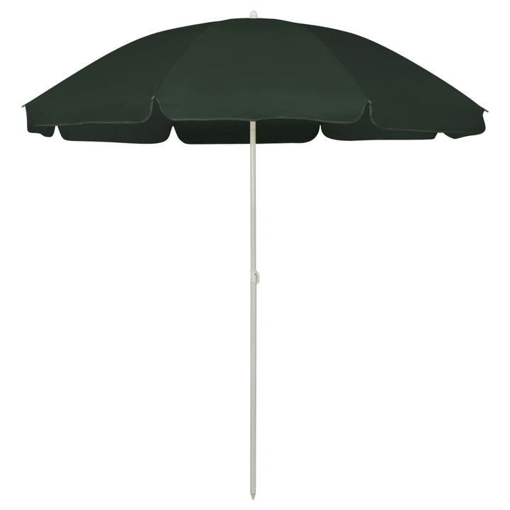 strandparasol 240 cm grøn