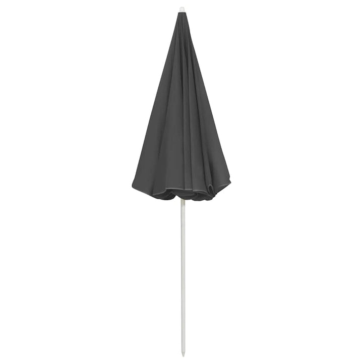 strandparasol 240 cm antracitgrå