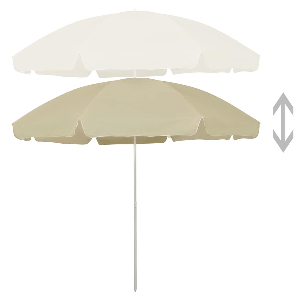 strandparasol 300 cm sandgul