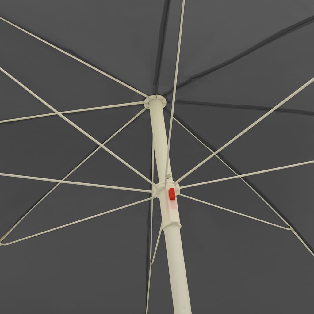 strandparasol 300 cm antracitgrå