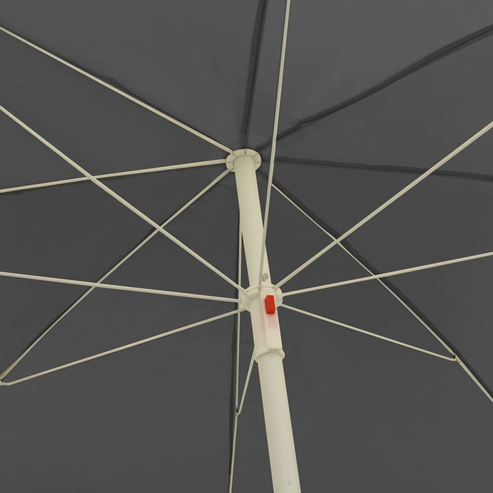 strandparasol 300 cm antracitgrå