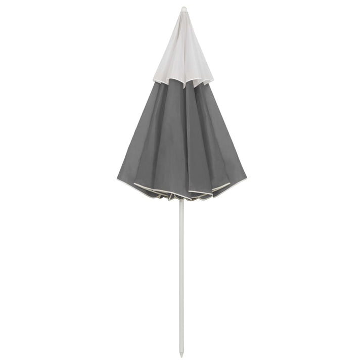 strandparasol 300 cm antracitgrå