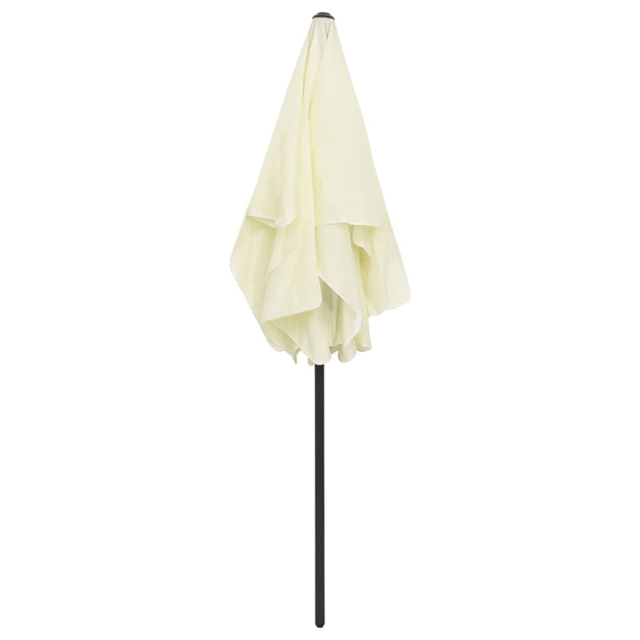 strandparasol 180x120 cm sandgul