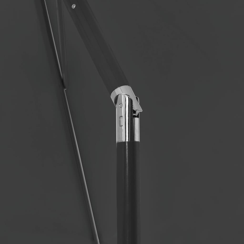 strandparasol 180x120 cm antracitgrå