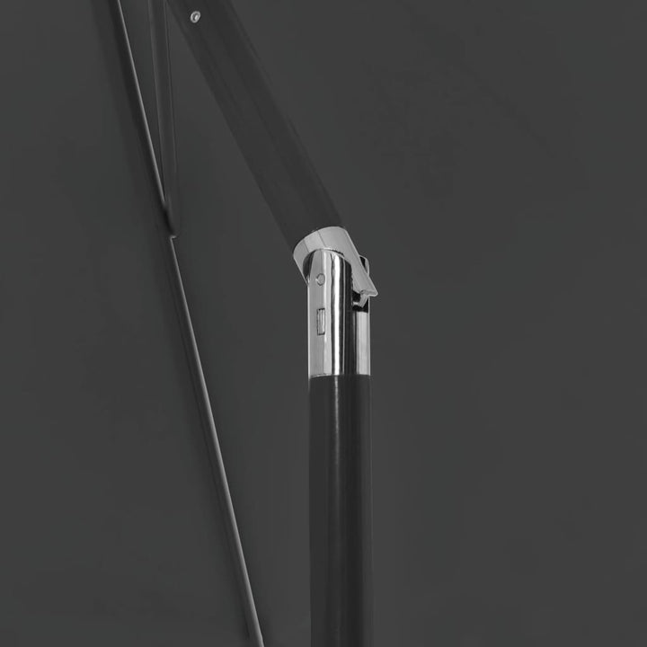 strandparasol 180x120 cm antracitgrå