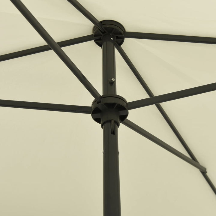 strandparasol 200x125 cm sandgul