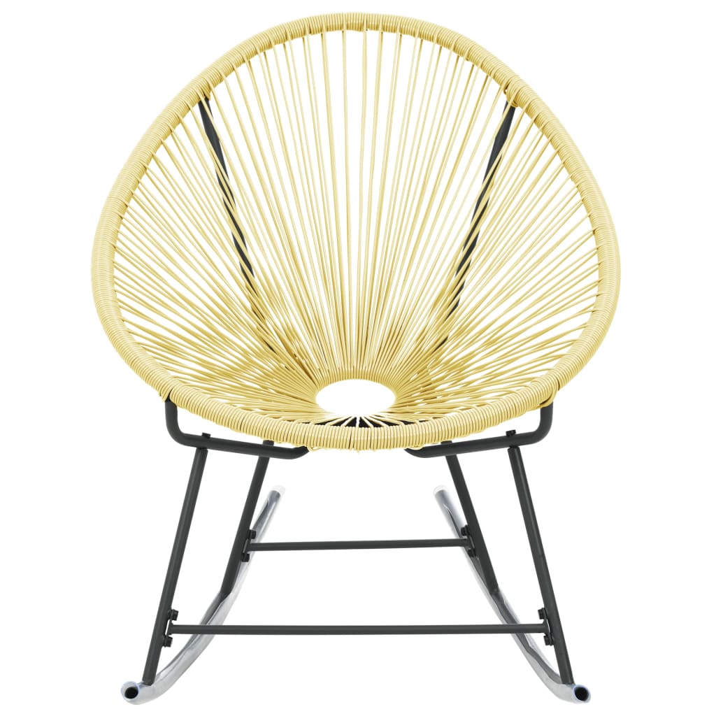 udendørs Acapulco-stol polyrattan beige