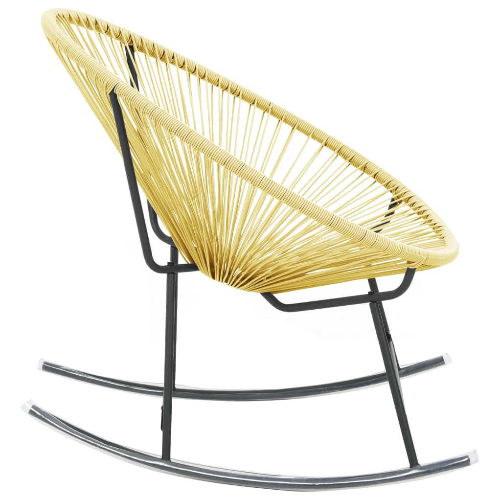 udendørs Acapulco-stol polyrattan beige