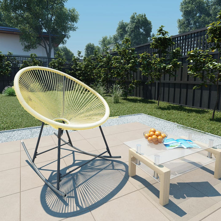 udendørs Acapulco-stol polyrattan beige