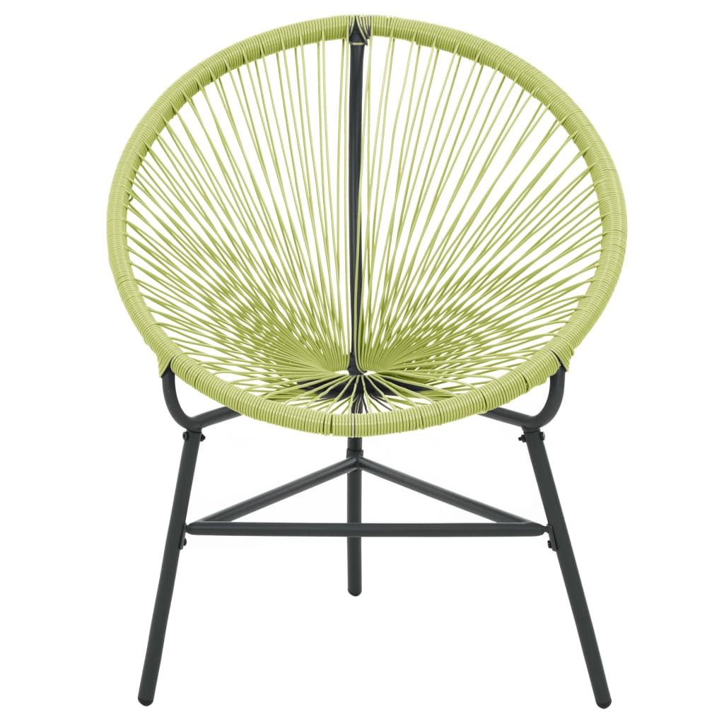 Acapulco-havestol polyrattan grøn